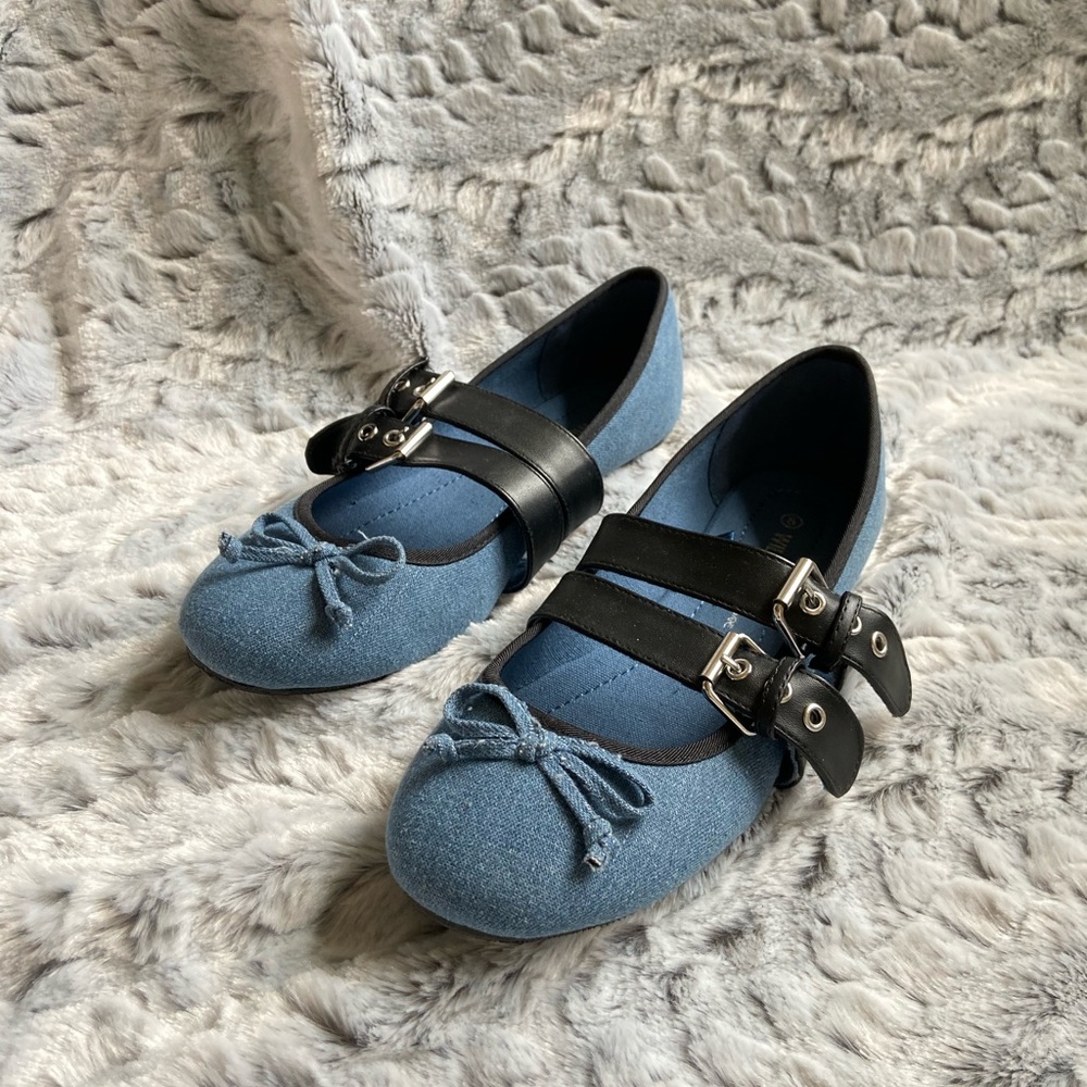 Forever 21 denim ballet flats